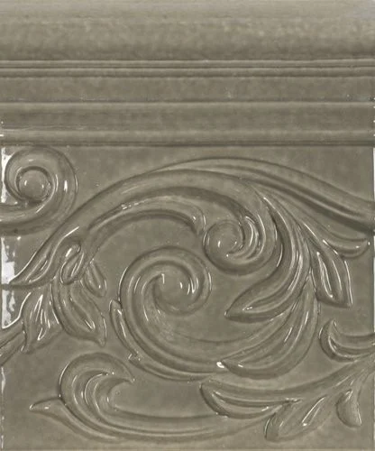 Бордюр APE Vintage Decor Poesia Lead 15x17,8 глянцевый