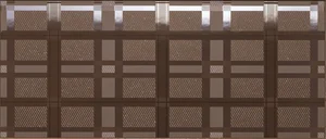 Декоративный элемент Abita Vision Dec.Scozzese Coffee Brown 26x61 полированный