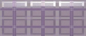 Декоративный элемент Abita Vision Dec.Scozzese Violet 26x61 полированный