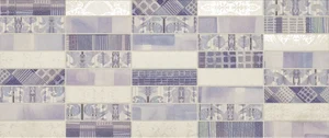Декоративный элемент Abita Vision Dec.Tessere Mix White Lilac 26x61 полированный