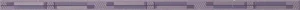 Бордюр Abita Vision List.Scozzese Violet 2,5x61 матовый