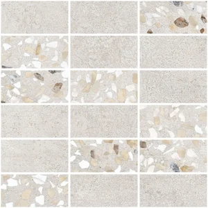 Мозаика Vitra Beton-Terrazzo Мозаичный микс Светлый ЛПР Рект K9498928LPR1VTE0 30x30 лаппатированная