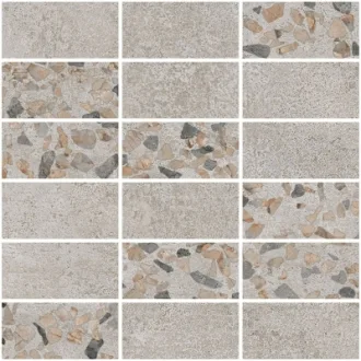 Beton-Terrazzo Мозаичный микс Темный ЛПР Рект K9498938LPR1VTE0