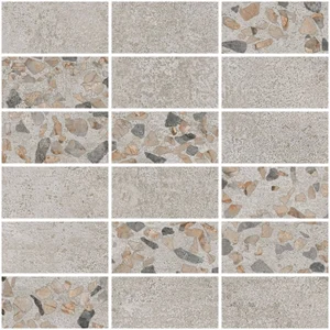 Мозаика Vitra Beton-Terrazzo Мозаичный микс Темный ЛПР Рект K9498938LPR1VTE0 30x30 лаппатированная