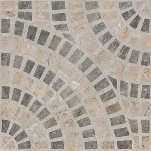 Vitra Marble-Beton Декор Круговой Темный K949793LPR01VTE0 60x60 лаппатированный