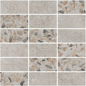 Мозаика Vitra Terrazzo-X Мозаичный микс Темный ЛПР K9498938LPR1VTE0 30x30 лаппатированная
