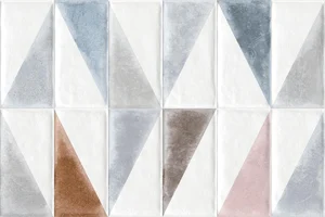 Декоративный элемент Vives Rabari Multicolor 10x20 глянцевый