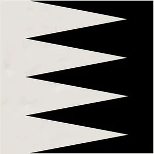 Декоративный элемент Vives Filippo Soul Grinyon Blanco Negro 20x20 матовый