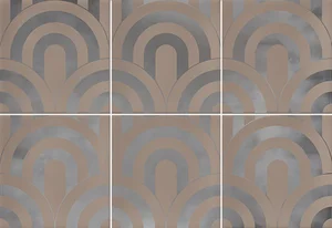 Плитка Vives Hanami Takada Nuez Plata VIV-HAN-080 23x33,5 глянцевая