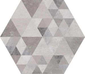 Декоративный элемент Vives Hexagono Benenden Sombra 23x26,6 матовый