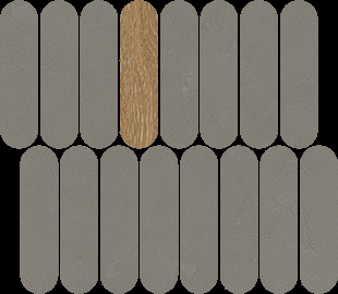 Мозаика Vives New York Mosaico Rockaway Grafito R10 27x31 противоскользящая