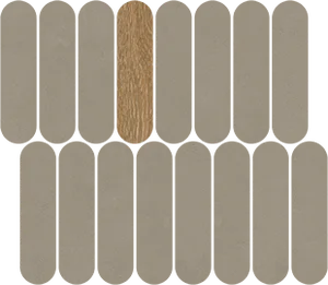 Мозаика Vives New York Mosaico Rockaway Gris 27x31 матовая