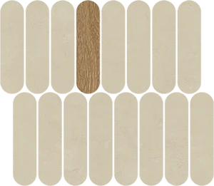 Мозаика Vives New York Mosaico Rockaway Natural 27x31 матовая