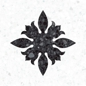 Декоративный элемент Vives Niza Andria-R Carbon 20x20 матовый
