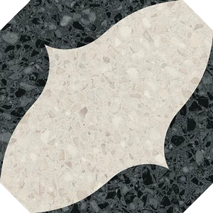 Декоративный элемент Vives Niza Octogono Cerbera Negro 20x20 матовый