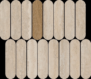 Мозаика Vives Paris Mosaico Passy Natural 27x31 матовая