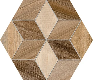 Декоративный элемент Vives Seine Hexagono Freret Multicolor 23x26,6 матовый