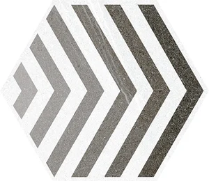 Декоративный элемент Vives Seine Hexagono Lacroix Gris 23x26,6 матовый