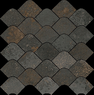 Мозаика Vives Yuri Mosaico Korubo NT Basalto 30x30 матовая