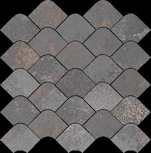 Мозаика Vives Yuri Mosaico Korubo NT Grafito 30x30 матовая