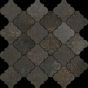 Мозаика Vives Yuri Mosaico Nukak NT Basalto 30x30 матовая