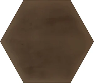 Керамогранит Vives Zero Hexagono Figuli Brown 15x17 матовый