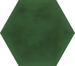 Керамогранит Vives Zero Hexagono Figuli Green 15x17 матовый