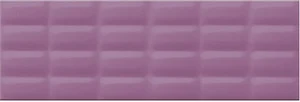 Плитка Mei Vivid Colours Violet Glossy Pillow Structure O-VVD-WTU221 25x70 глянцевая