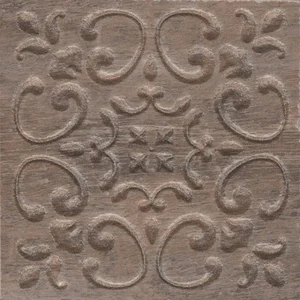 Kerama Marazzi Вставка Браш Вуд коричневый тёмный STG/C481/SG1550 9,9x9,9 матовая