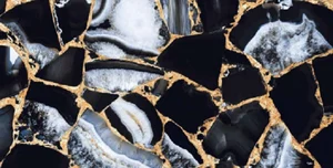 Керамогранит VVS Ceramic Enigma Goldstone Black High Gloss 60x120 полированный