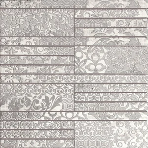 Мозаика Gardenia Orchidea Walk Mos. T20 Bianco Silver 41302 33,3x33,3 матовая