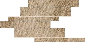 Мозаика Floor Gres Walks Beige Modulo List. Sfals. 21x40 матовая