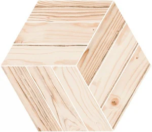 Керамогранит Vives World Woods Honeycomb Fremont Natural 38x44,5 матовый