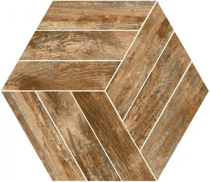 Керамогранит Vives World Woods Honeycomb Veneto Canela 38x44,5 матовый