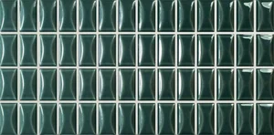 Плитка Wow 3D Bars 135551 Emerald Gloss 12.5x25 полированная