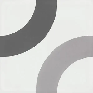 Керамогранит Wow Cement Loop Decor Grey 107210 18,5x18,5 матовый