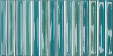 Плитка Wow Colour Notes Bars Azur 133160 12,5x25 глянцевая