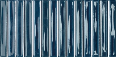 Плитка Wow Colour Notes Bars Indigo 133162 12,5x25 глянцевая