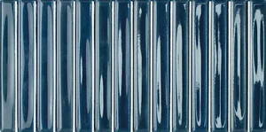 Плитка Wow Colour Notes Bars Indigo 133162 12,5x25 глянцевая