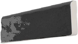 Бордюр Wow Crafted Bullnose Handmade Black 3,5x15 глянцевый