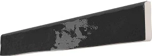 Бордюр Wow Crafted Bullnose Handmade Black 3,5x30 глянцевый