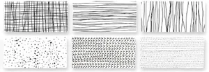 Декоративный элемент Wow Crafted Handmade Decor B&W 7,5x15 глянцевый