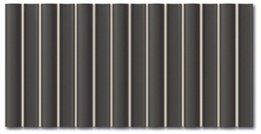 Плитка Wow Faces Bars Coal 133427 12,5x25 матовая
