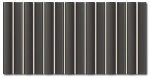 Плитка Wow Faces Bars Coal 133427 12,5x25 матовая