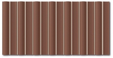 Плитка Wow Faces Bars Henna 133424 12,5x25 матовая