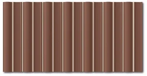 Плитка Wow Faces Bars Henna 133424 12,5x25 матовая
