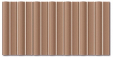 Плитка Wow Faces Bars Tan 133423 12,5x25 матовая