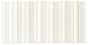 Плитка Wow Faces Bars White Gloss 133432 12,5x25 глянцевая