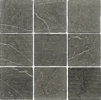Gea Carved Charcoal