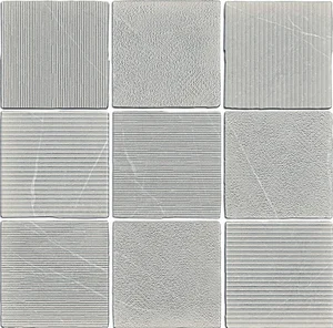 Керамогранит Wow Gea Carved Grey 12x12 матовый